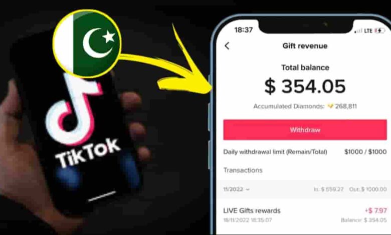 Monetize TikTok in Pakistan